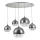 Maytoni P140-PL-170-5-N - Pakabinamas sietynas FERMI 5xE27/60W/230V blizgus chromas