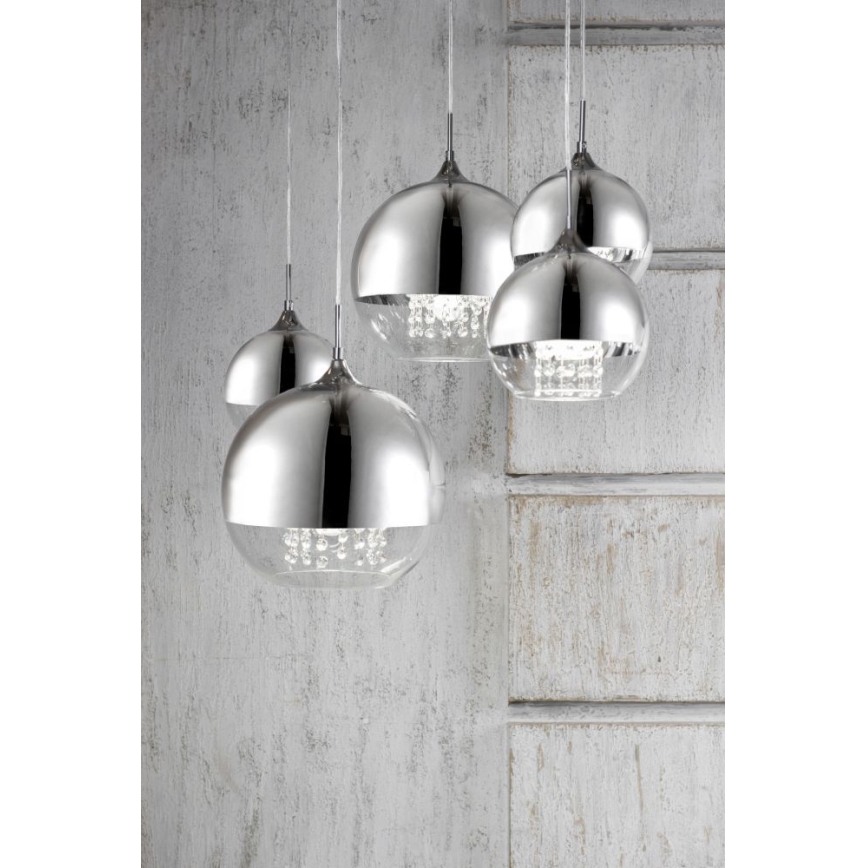 Maytoni P140-PL-170-5-N - Pakabinamas sietynas FERMI 5xE27/60W/230V blizgus chromas
