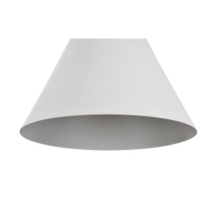 Maytoni P359-PL-01-W - Pakabinamas sietynas BICONES 1xE27/60W/230V diametras 22 cm balta/smėlio spalva