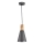 Maytoni P359-PL-140-C - Pakabinamas sietynas BICONES 1xE27/60W/230V diametras 14 cm pilka/smėlio spalva