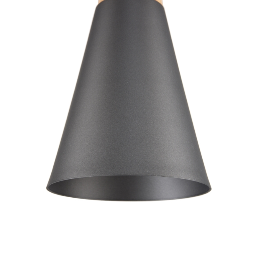 Maytoni P359-PL-140-C - Pakabinamas sietynas BICONES 1xE27/60W/230V diametras 14 cm pilka/smėlio spalva