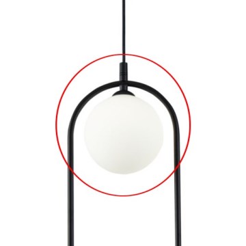 Maytoni - pakaitinis RING šviestuvo gaubtas baltas