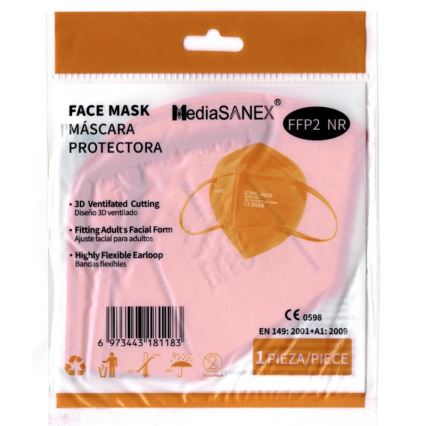 Media Sanex Respiratorius FFP2 NR Oranžinė 1vnt
