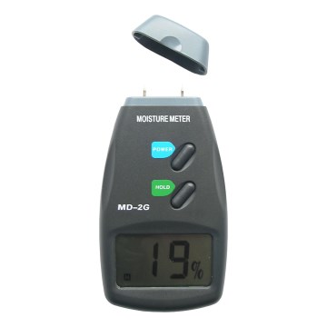 Medienos drėgmės matuoklis su LCD ekranu 9V