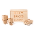 Medinis ECO BRICKS statybos rinkinys – 145 vnt.