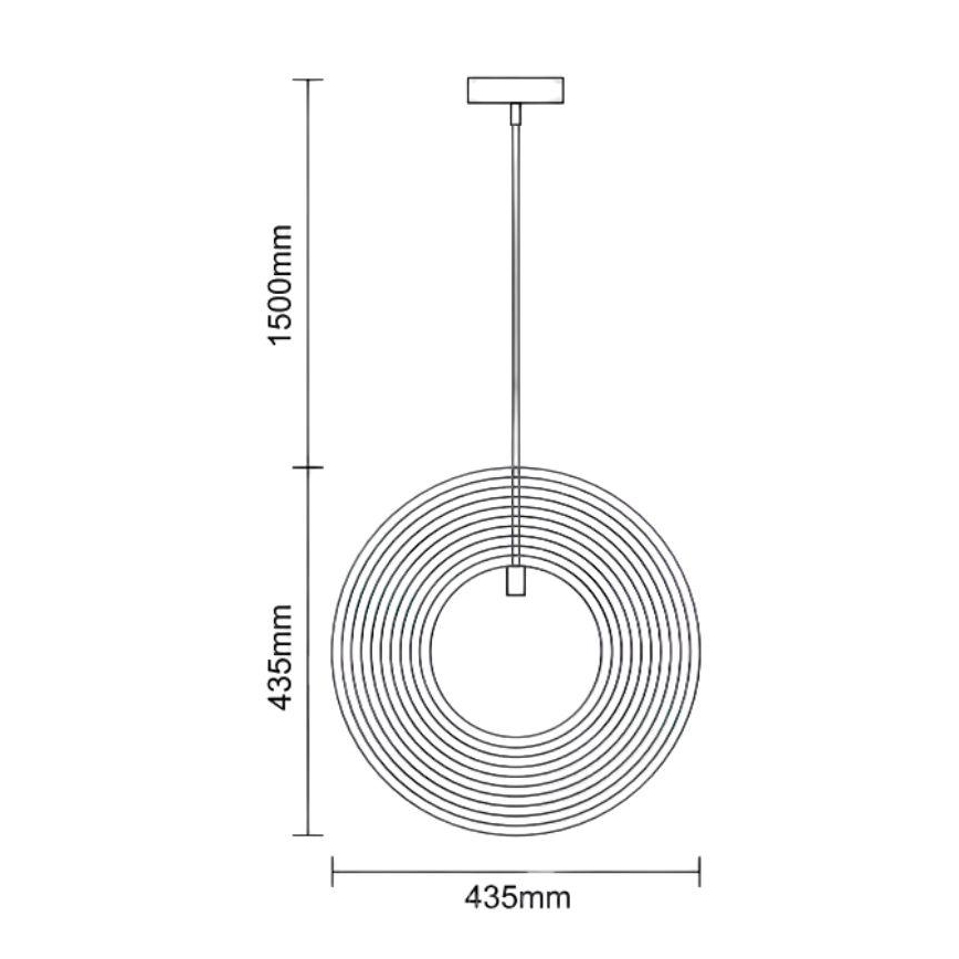 Medinis pakabinamas šviestuvas ant laido 1xE27/60W/230V skersm. 43,5 cm masyvinė mediena/lukštas/bukas/kaučiukmedis