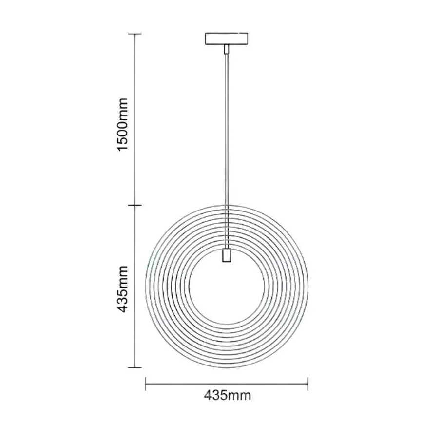 Medinis pakabinamas šviestuvas su laidu 1xE27/60W/230V skersm. 43,5 cm masyvas/faneruotė/kaučiukmedis