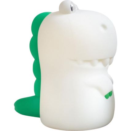 MegaLight - LED RGB Pritemdoma įkraunama vaikiška jutiklinė lempa DIGGY DINO LED/5V