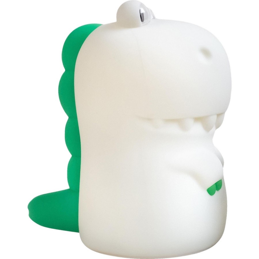 MegaLight - LED RGB Pritemdoma įkraunama vaikiška jutiklinė lempa DIGGY DINO LED/5V