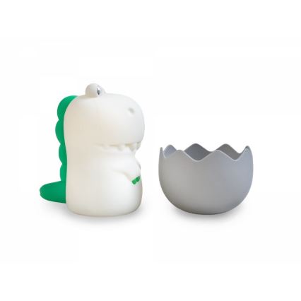 MegaLight - LED RGB Pritemdoma įkraunama vaikiška jutiklinė lempa DIGGY DINO LED/5V