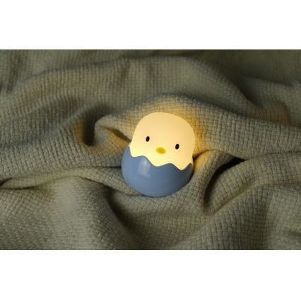 MegaLight - LED RGB Pritemdoma įkraunama vaikiška jutiklinė lempa EGGY EGG LED/5V