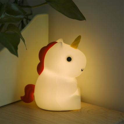 MegaLight - LED RGB Pritemdoma įkraunama vaikiška jutiklinė lempa MAGGY MAGIC LED/5V