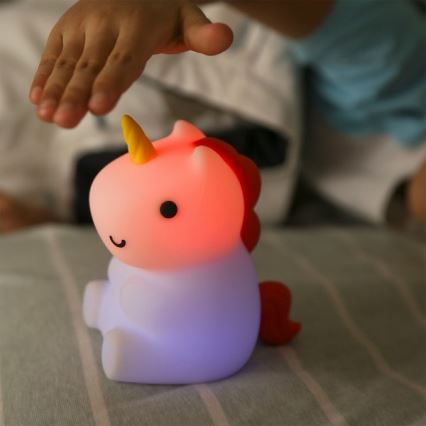 MegaLight - LED RGB Pritemdoma įkraunama vaikiška jutiklinė lempa MAGGY MAGIC LED/5V