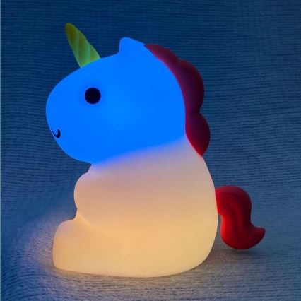 MegaLight - LED RGB Pritemdoma įkraunama vaikiška jutiklinė lempa MAGGY MAGIC LED/5V