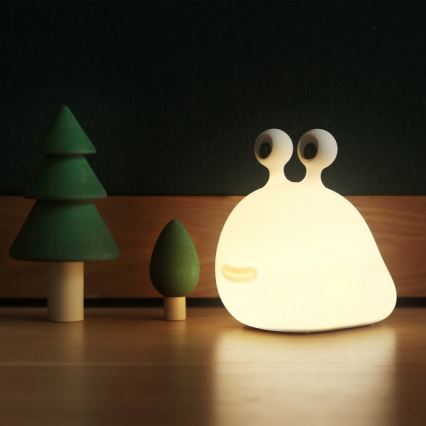 MegaLight - LED RGB Pritemdoma įkraunama vaikiška jutiklinė lempa MOMO MOON LED/5V