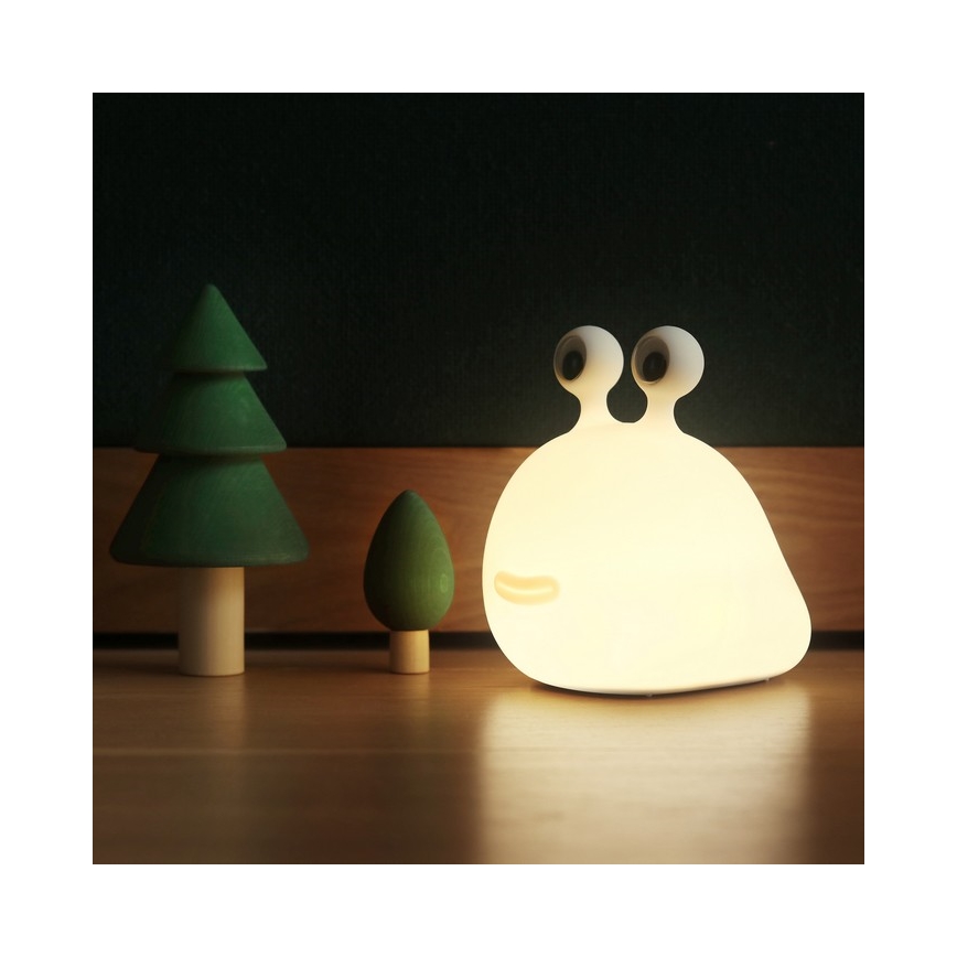 MegaLight - LED RGB Pritemdoma įkraunama vaikiška jutiklinė lempa MOMO MOON LED/5V