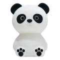 MegaLight - LED RGB Pritemdoma įkraunama vaikiška jutiklinė lempa PADDY PANDA LED/5V
