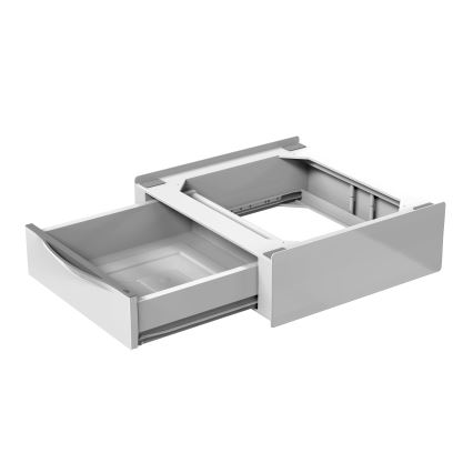 Meliconi 656112 - Tarpinė skalbimo mašinai ir džiovyklei su ištraukiamu 28 l talpos stalčiumi, balta