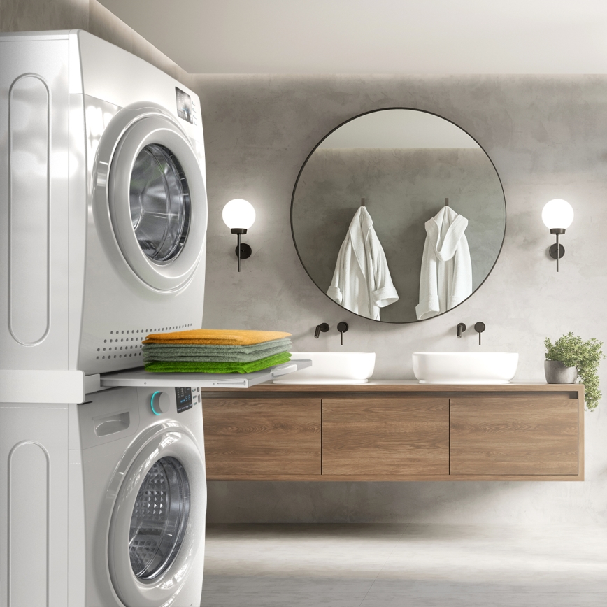 Meliconi 656114 - 70 cm tarpinė skalbimo mašinai ir džiovyklai, balta