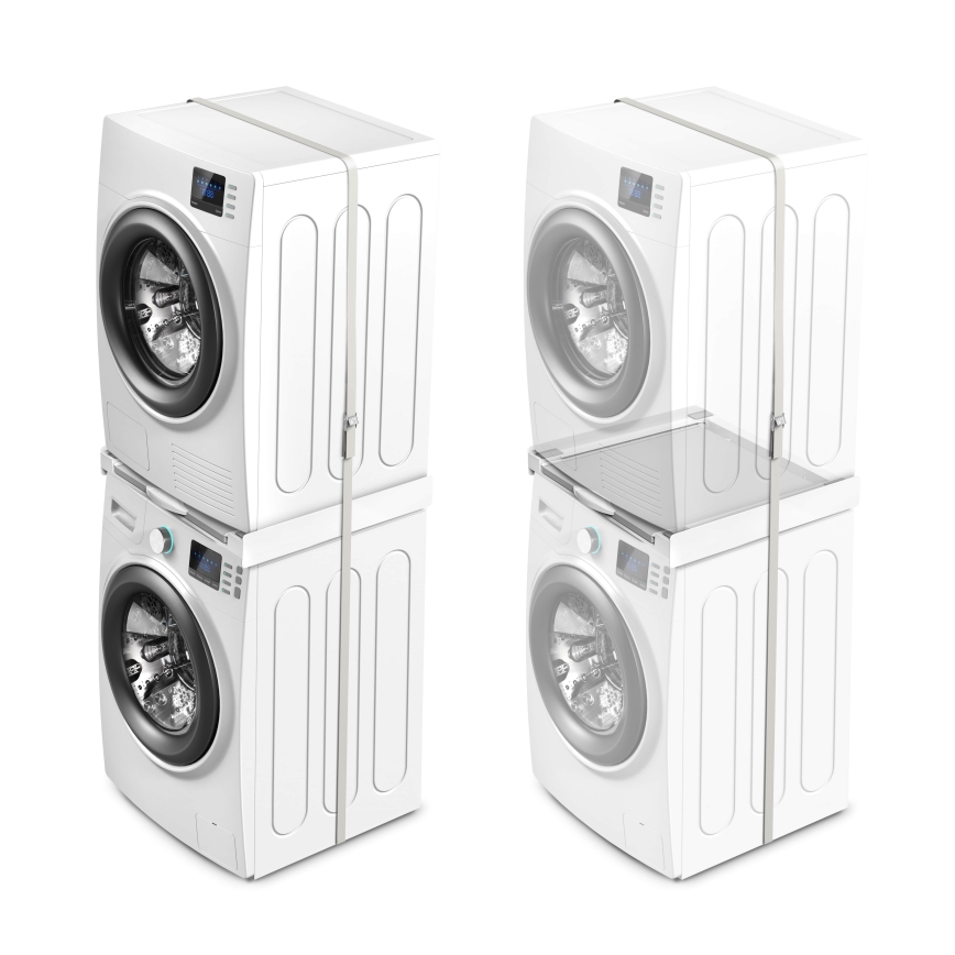 Meliconi 656114 - 70 cm tarpinė skalbimo mašinai ir džiovyklai, balta