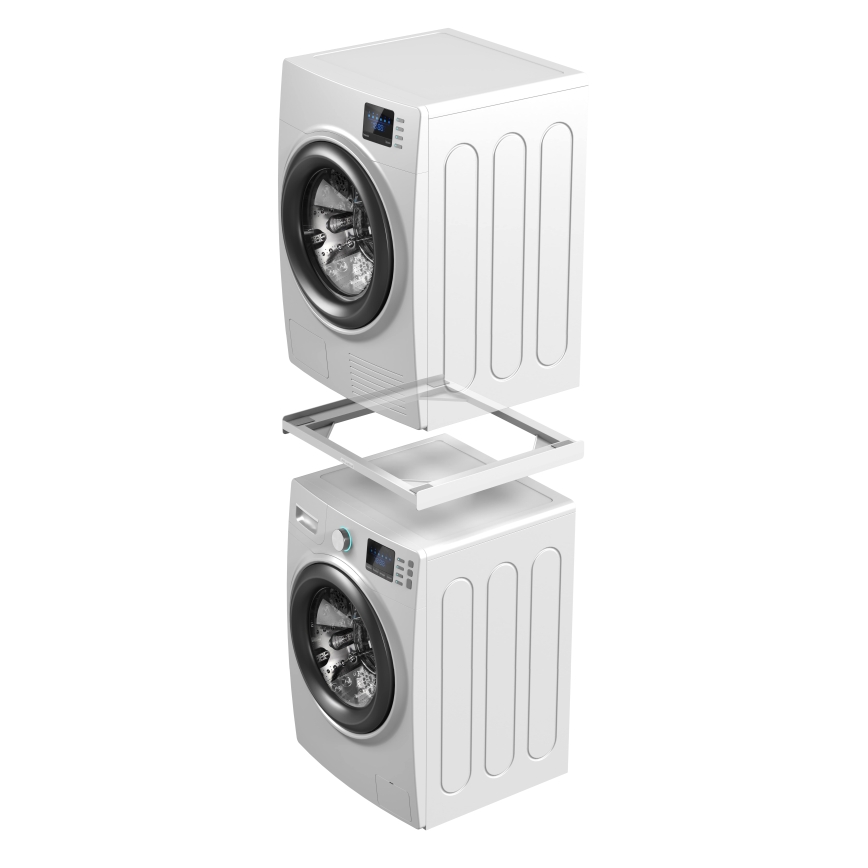 Meliconi 656115 - Tarpinė skalbimo mašinai ir džiovyklei, 70 cm, balta