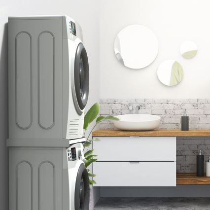 Meliconi 656116 - tarpiklis skalbimo mašinai ir džiovyklei 46 cm baltas