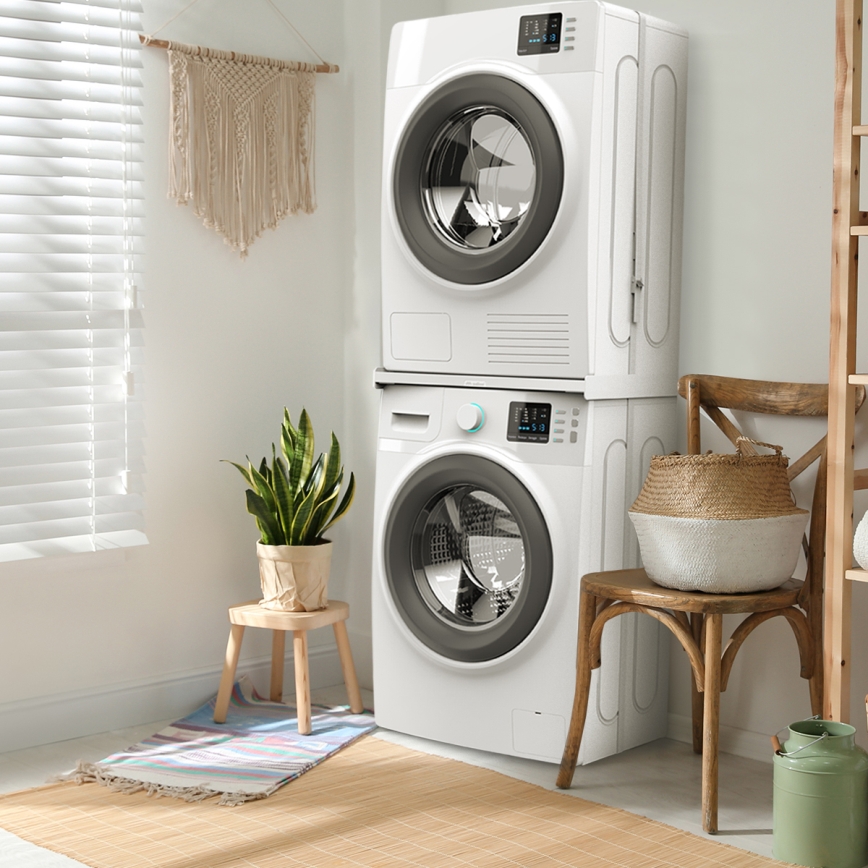 Meliconi 656116 - tarpiklis skalbimo mašinai ir džiovyklei 46 cm baltas