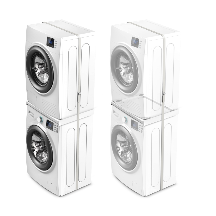 Meliconi 656116 - tarpiklis skalbimo mašinai ir džiovyklei 46 cm baltas