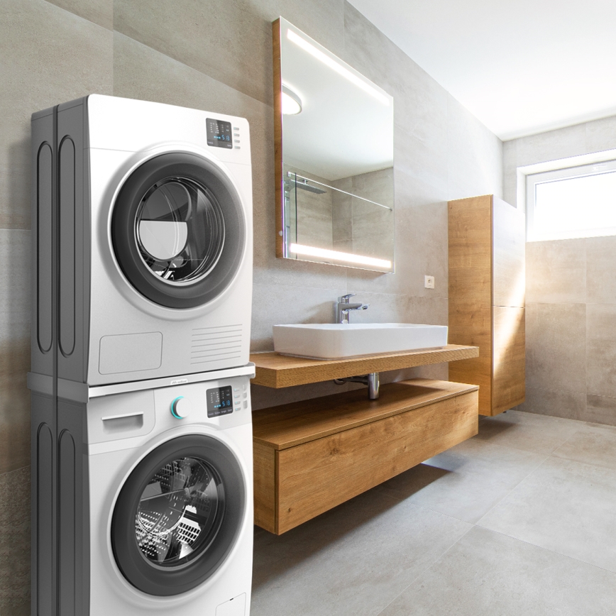 Meliconi 656116 - Tarpinė skalbimo mašinai ir džiovyklei, 47 cm, balta