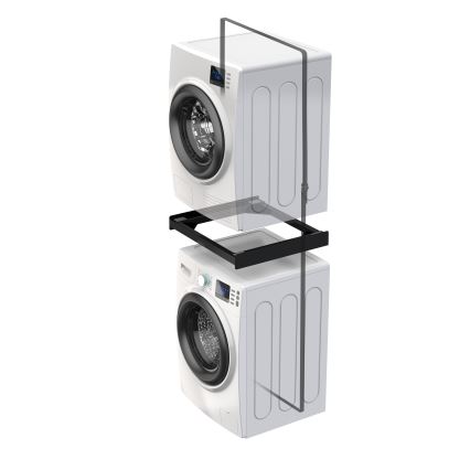 Meliconi 656138 – tarpiklis skalbimo mašinai ir džiovyklei, 70 cm, juodas