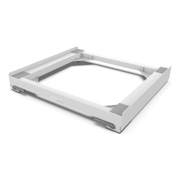 Meliconi 656146 - Antivibracinis padėklas skalbimo mašinai su ištraukiamais ratukais 61 cm baltas