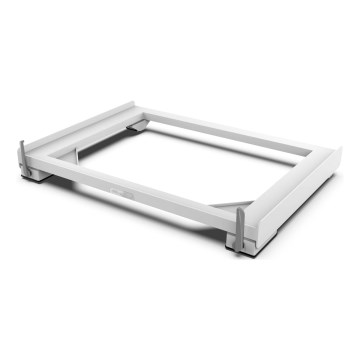 Meliconi 656149 - Antivibracinė platforma skalbimo mašinai su ištraukiamais ratukais, 47 cm, balta