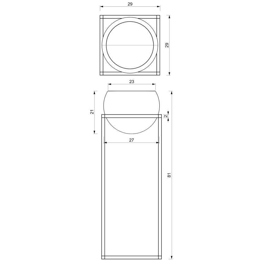 Metalinis gėlių vazonas 81,3x29 cm auksinės spalvos