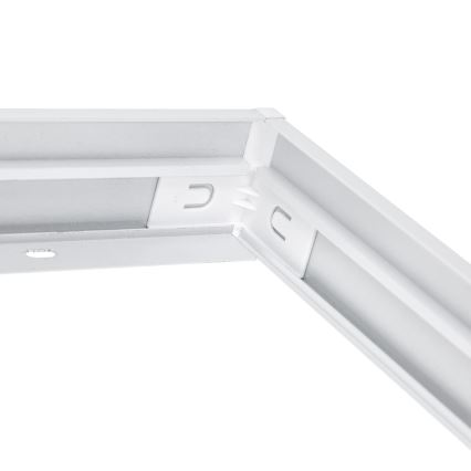 Metalinis rėmas LED plokščių montavimui 1200x300 mm baltas