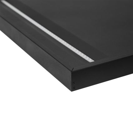 Metalinis rėmas LED plokščių montavimui 600x600 mm juodas