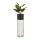 Metalinis vazonas LOFT 70x20 cm auksas/juoda
