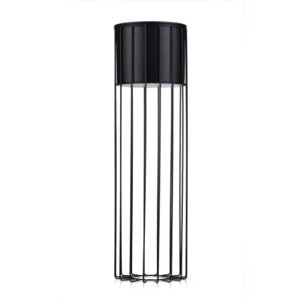 Metalinis vazonas LOFT 70x20 cm juoda