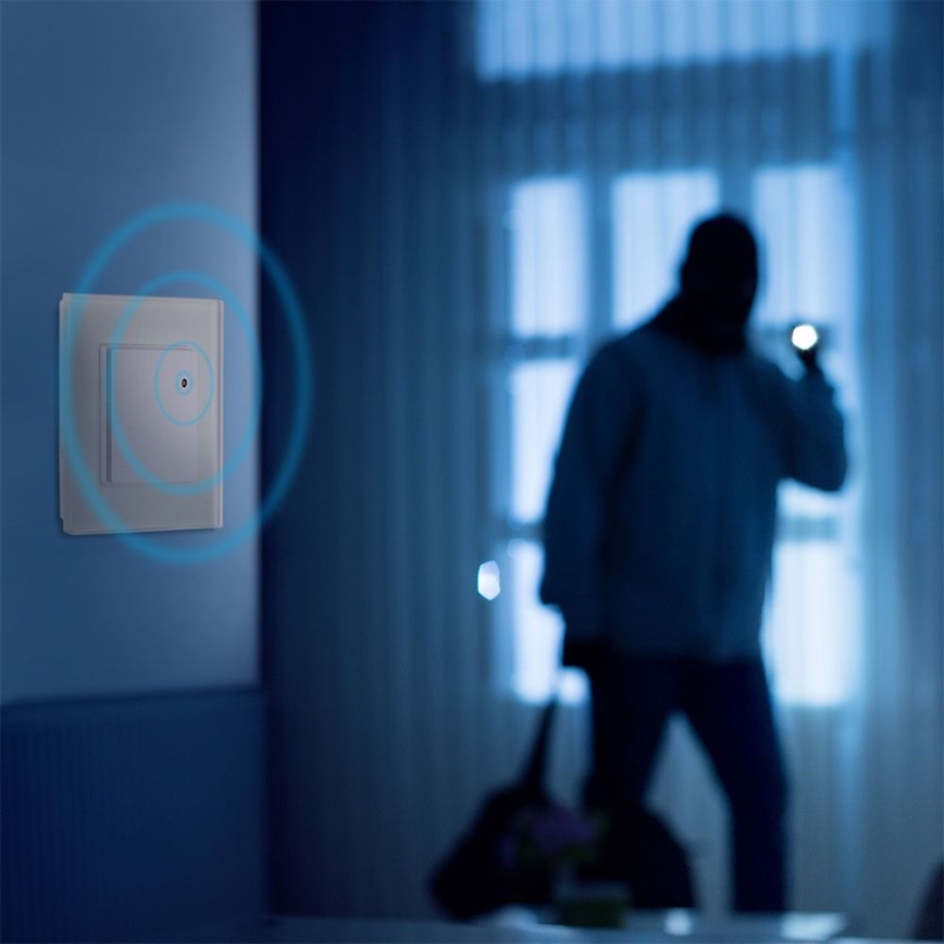 Mikrobangų judesio jutiklis 180° 300W/230V balta