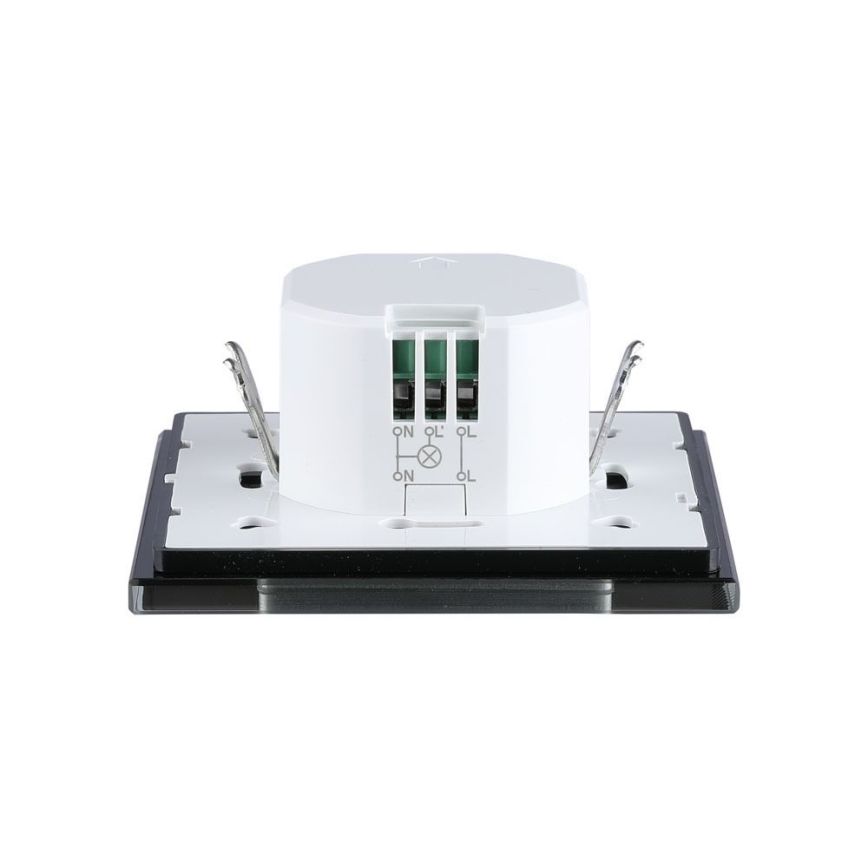 Mikrobangų judesio jutiklis 180° 300W/230V juoda