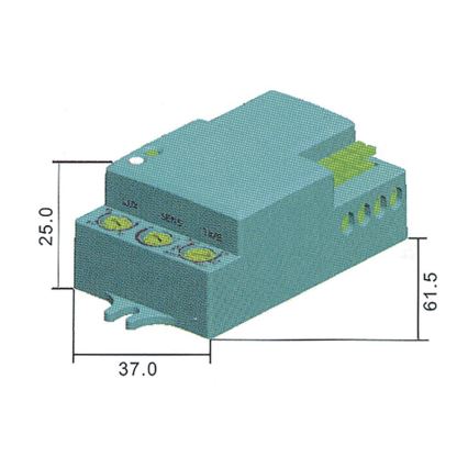 Mikrobangų krosnelės judesio jutiklis MW B 360° 1200W / 230V baltas