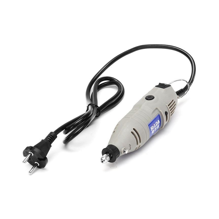 Mini gręžtuvas su priedais 150W/230V