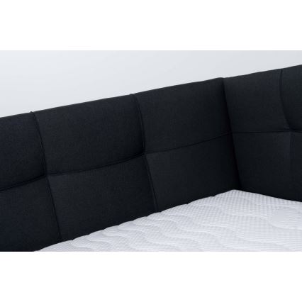 Minkšta lova su čiužiniu ir sandėliavimo vieta MARIA PETITE 120x200 cm antracitas