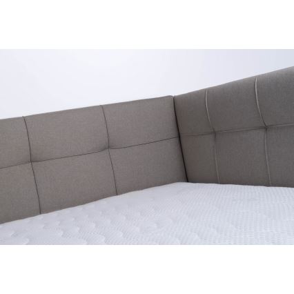 Minkšta lova su čiužiniu ir sandėliavimo vieta MARIA PETITE 120x200 cm taupe