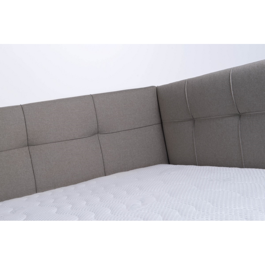 Minkšta lova su čiužiniu ir sandėliavimo vieta MARIA PETITE 120x200 cm taupe