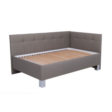 Minkšta lova su čiužiniu ir sandėliavimo vieta MARIA PETITE 120x200 cm taupe
