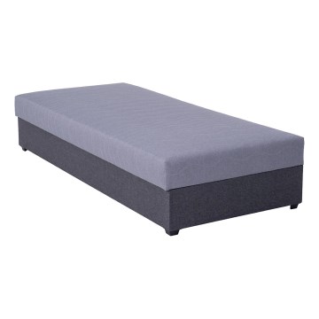 Minkšta lova su sandėliavimo vieta JACOB XL keliamoji galia 130 kg 90x200 cm pilka