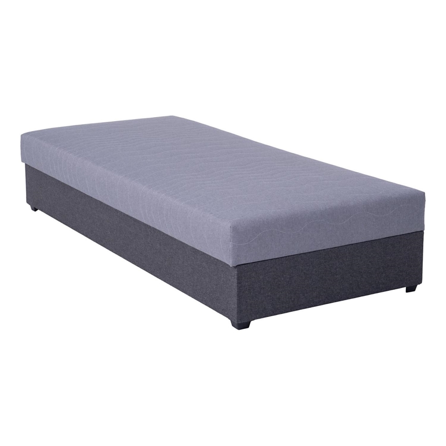 Minkšta lova su sandėliavimo vieta JACOB XL keliamoji galia 130 kg 90x200 cm pilka