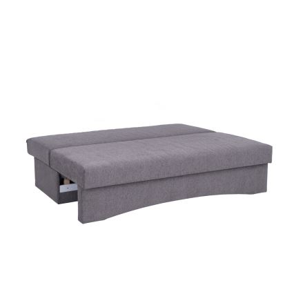 Minkšta sulankstoma sofa be porankių PAUL pilka