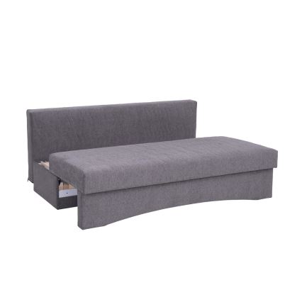 Minkšta sulankstoma sofa be porankių PAUL pilka