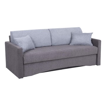 Minkšta sulankstoma sofa su porankiais PAUL pilka